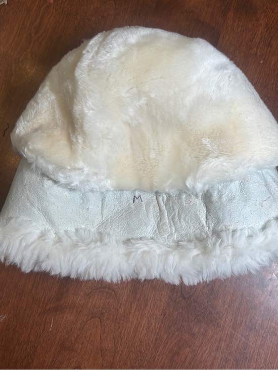 Source Unknown Cream Faux Fur Bucket Hat main image 7